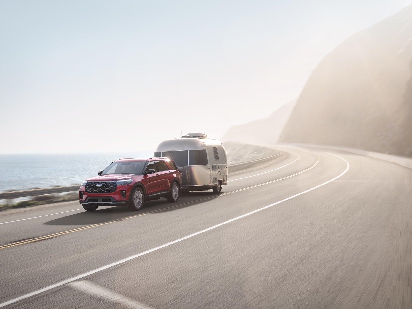 Ford Explorer on the road