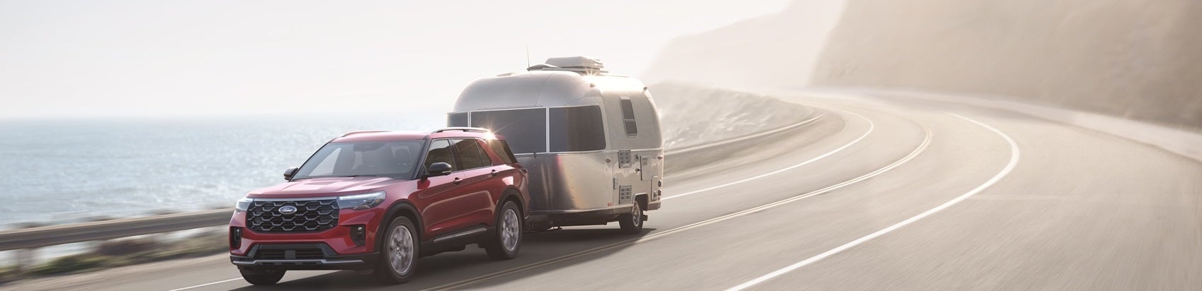 Ford Explorer on the road